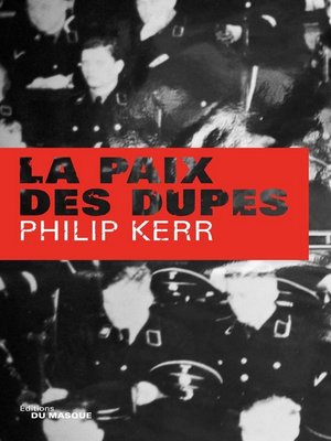 cover image of La Paix des dupes